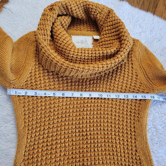 Angel of the North Anthropologie Sweater Mohair Blend Pumpkin Spice Size Medium - Picture 5 of 7